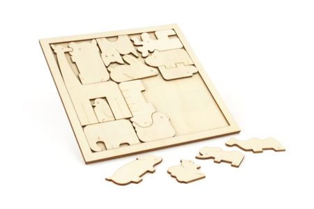 Animal Stacking Puzzle - 5 - Puzzles - 10doigts.com - Puzzles – 10doigts.fr