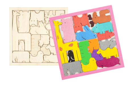 Animal Stacking Puzzle - 1 - Puzzles - 10doigts.com - Puzzles – 10doigts.fr