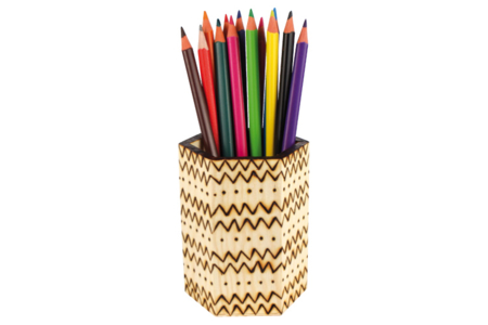 Hexagonal Pen Holder - 4 - Pencil Pots, Cache-Pots - 10doigts.com - Pencil Pots, Cache-Pots – 10doigts.fr
