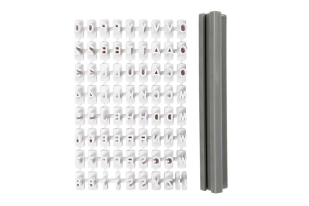 Message Stamp Ruler - 1 - Creative Cookie Cutters for Kids - 10doigts.com - Modeling Tools – 10doigts.fr