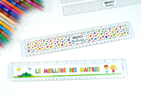 regla regalo fin de año maestra - Manualidades y regalos para maestras, maestros,  niñeras... – 10doigts.fr