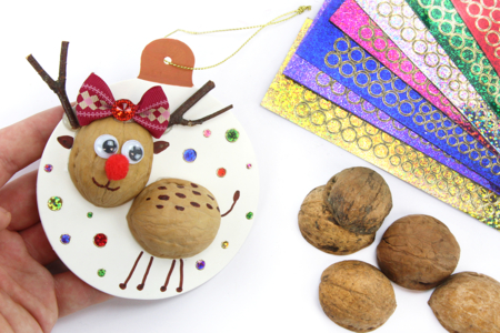 White Cardboard Christmas Ornaments - 6 Pieces - DIY Christmas Ornaments – 10doigts.fr