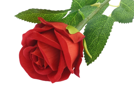 Artificial Velvet Effect Rose - 3 - Flowers, Plants - 10doigts.com - Flowers, Plants – 10doigts.fr
