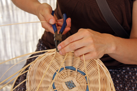 cesta de mimbre trenzada - Cestería – 10doigts.fr