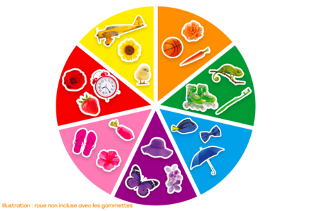 Stickers I Learn Colors - 700 pcs - 2 - Realistic Stickers - 10doigts.com - Realistic Stickers – 10doigts.fr