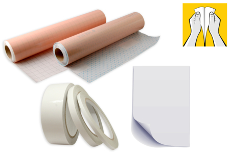 cinta de doble cara proyector libro - Adhesivos transparentes – 10doigts.fr