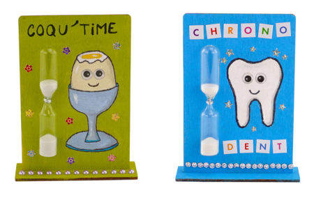 Hourglass and Its Wooden Stand - 3 - Wooden Objects for the Kitchen - 10doigts.com - Wooden Objects for the Kitchen – 10doigts.fr