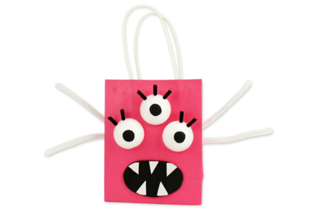 bolsitas de caramelos halloween monstruos - Actividades manuales Halloween – 10doigts.fr