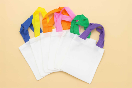 Bolsas de tela blanca - 24 piezas - Algodón, lino - Textiles – 10doigts.fr