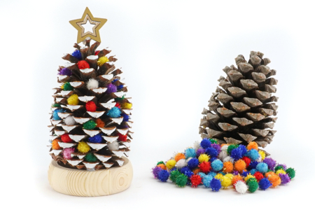 árbol de Navidad DIY piña - Actividades manuales bricolajes de Navidad – 10doigts.fr