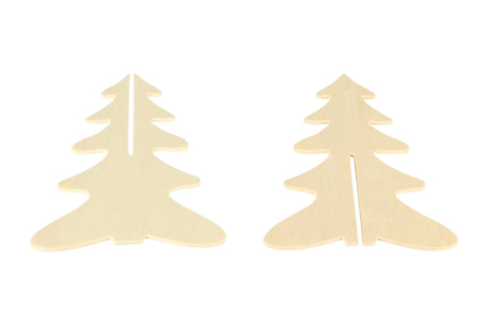 3D Wooden Christmas Trees - 2 Pieces - 5 - Christmas Wooden Objects - 10doigts.com - Christmas Wooden Objects – 10doigts.fr