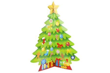 Giant 3D Christmas Tree Kit + Stickers - 7 - Christmas Creative Kits for Children - 10doigts.com - Christmas Creative Kits for Children – 10doigts.fr