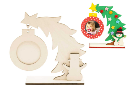 Wooden Photo Tree Holder - 1 - Christmas Wooden Objects - 10doigts.com - Christmas Wooden Objects – 10doigts.fr