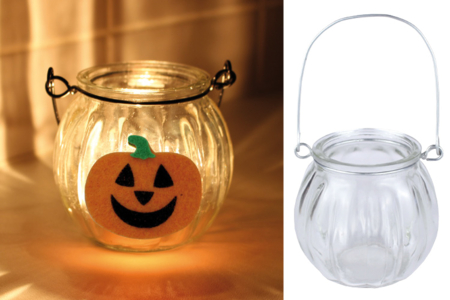 Set de 12 gomets calabaza en fieltro - Accesorios creativos Halloween – 10doigts.fr