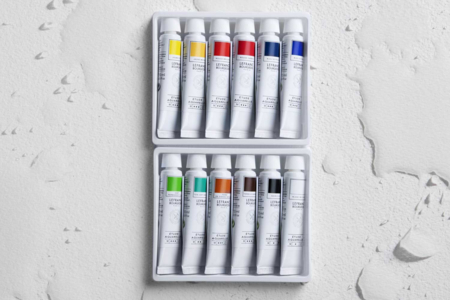 Set of 12 Lefranc Bourgeois study watercolour tubes, 10 ml each - Watercolor Colors – 10doigts.fr
