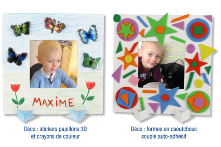 Square Coloring Photo Frames - 8 Pieces - 2 - Paper Supports - 10doigts.com - Paper Supports – 10doigts.fr