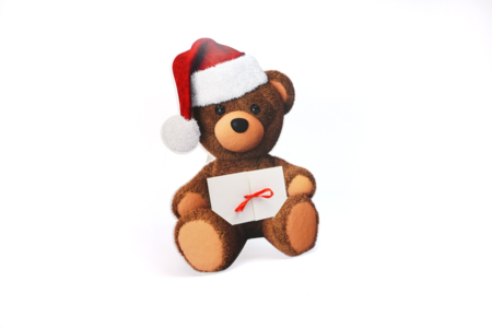 Set de 6 grandes cartas de ositos a mensaje - Cartas de felicitación – 10doigts.fr