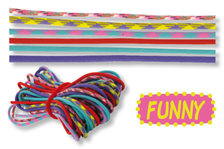 Set de 6 paracordes Ø 4 mm x 2,60 m "FUNNY" - Juegos de recreo: ideas de actividades para el patio de la escuela – 10doigts.fr