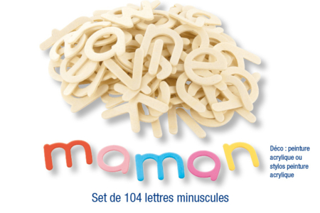 Natural Wood Letters and Numbers - 7 - Raw Wood Decor - 10doigts.com - Raw Wood Decor – 10doigts.fr