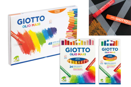 GIOTTO Oil Pastels - 1 - Pastels and Charcoal - 10doigts.com - Pastels and Charcoal – 10doigts.fr
