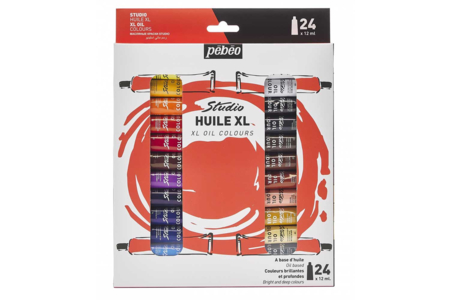 Set of Oil XL 12 ml - 24 tubes - Oil Paint Fine Arts – 10doigts.fr