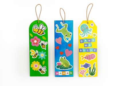 Señalador a Personalizar Madera - Objetos de madera para la oficina – 10doigts.fr