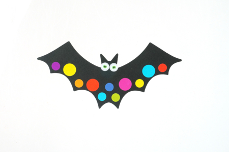 silhouette papel murciélago - Soportes de Halloween para decorar – 10doigts.fr