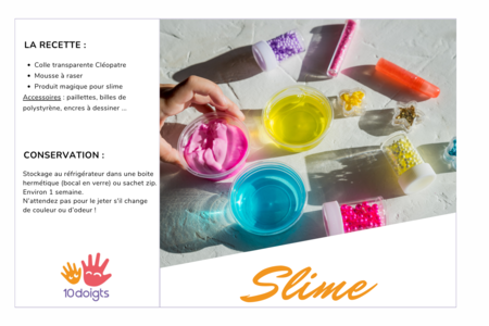 ¿slime cómo hacer? - Actividades manuales de modelado – 10doigts.fr