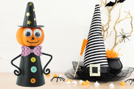 bruja halloween manualidades niños DIY - Actividades manuales Halloween – 10doigts.fr