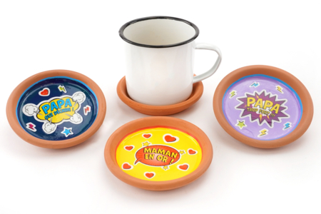 Super Parents Coaster - 2 - Mother's Day Crafts - 10doigts.com - Mother's Day Crafts – 10doigts.fr