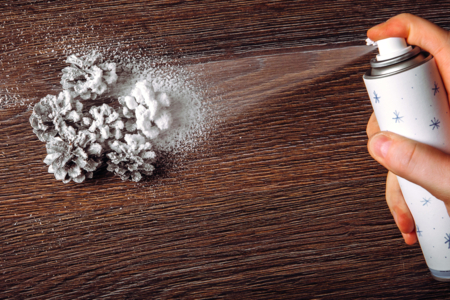 spray de nieve piñas - Decoraciones de ventanas Noël – 10doigts.fr