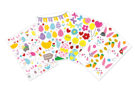 Easter Static Stickers - 106 Pieces - 2 - Easter Stickers - 10doigts.com - Easter Stickers – 10doigts.fr