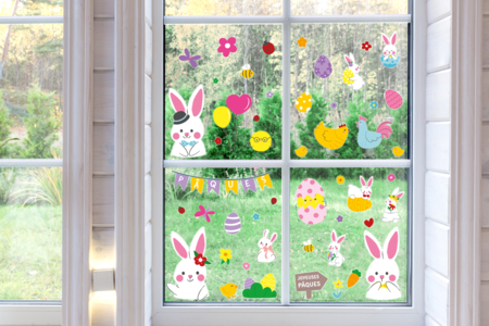 Easter Static Stickers - 106 Pieces - 1 - Easter Stickers - 10doigts.com - Easter Stickers – 10doigts.fr
