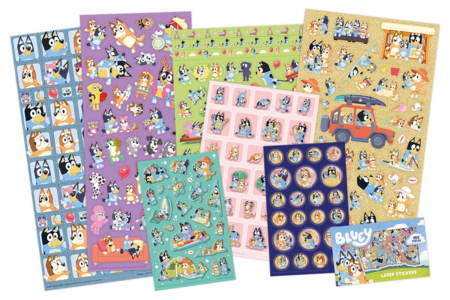 Bluey Mega Sticker Set - 1 - Fancy Stickers - 10doigts.com - Fancy Stickers – 10doigts.fr