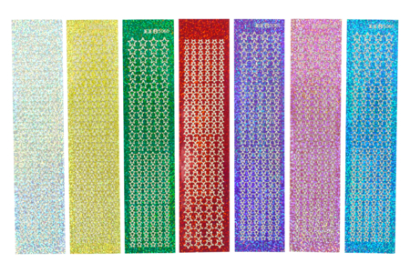 pegatinas estrellas holográficas - Gomets y pegatinas Navidad – 10doigts.fr