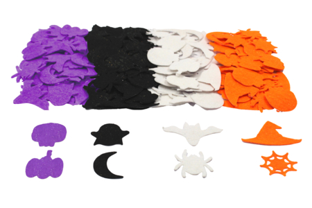 pegatinas halloween fieltro - Gomets Halloween – 10doigts.fr