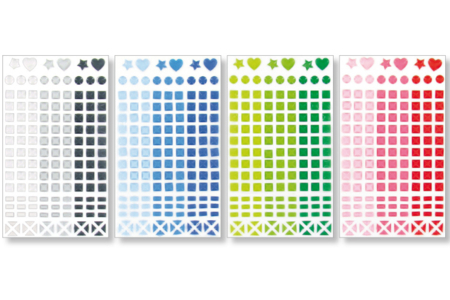 Kraft Notebooks with Mosaic Stickers - 2 - DIY Home Decor Crafts - 10doigts.com - Handicrafts Home Decor DIY – 10doigts.fr