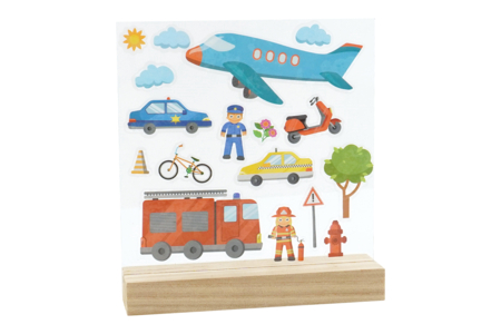 pegatinas para ventanas de transporte - Gomets Transportes y Oficios – 10doigts.fr