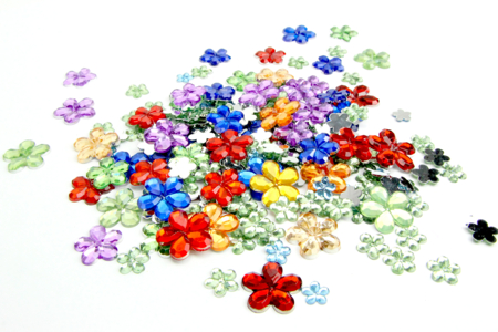 Decoración strass flor - Strass – 10doigts.fr