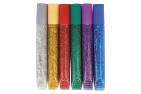 Glitter Glue Pens - 6 pcs - 1 - 3D Effect Glue - 10doigts.com - 3D Effect Glue – 10doigts.fr