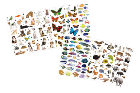 Super pack gommettes animaux réalistes - Animal Stickers – 10doigts.fr