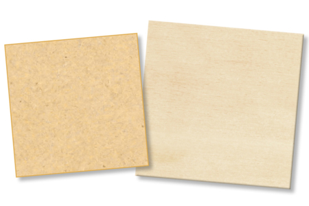 Soportes cuadrados de madera natural o media (MDF) - Actividades manuales cuadros: crear y decorar en gran formato – 10doigts.fr