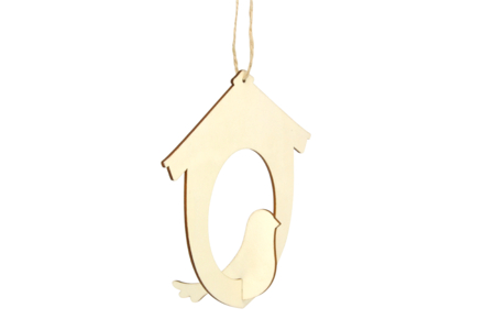 Hanging Decorations "Birdhouse and Bird" - 6 Pieces - 1 - Hanging Decorations and Wall Decor - 10doigts.com - Hanging Decorations and Wall Decor – 10doigts.fr