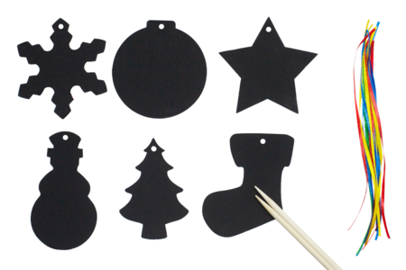 suspensión navideña carta rascable - Cartas para rascar, para puntear – 10doigts.fr