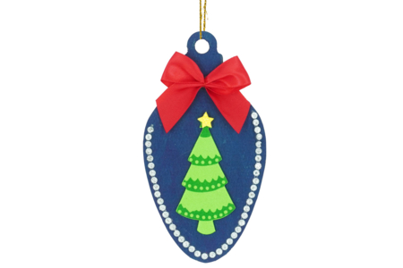 suspensiones bola de madera decorada - Lazos y cintas – 10doigts.fr