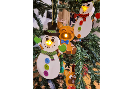 suspensiones de árbol luminosas - Guirnaldas y colgantes de Navidad – 10doigts.fr