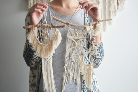 Macramé Yarn - 100% Natural Cotton - 2 - Macramé Threads - 10doigts.com - Macramé Threads – 10doigts.fr