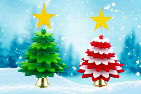 Felt Christmas Tree Ornaments Kit - 6 Pieces - 3 - Christmas Creative Kits for Children - 10doigts.com - Christmas Creative Kits for Children – 10doigts.fr