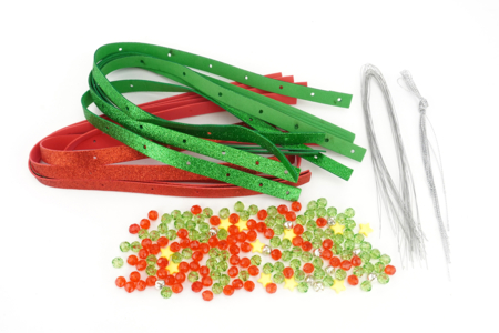 Suspensiones árboles de Navidad - 12 árboles para fabricar - Kits creativos de Navidad para los niños – 10doigts.fr