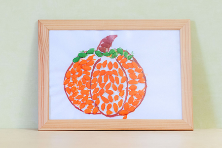 Pumpkin Seed Artwork - 2 - Autumn Crafts - 10doigts.com - Autumn Crafts – 10doigts.fr